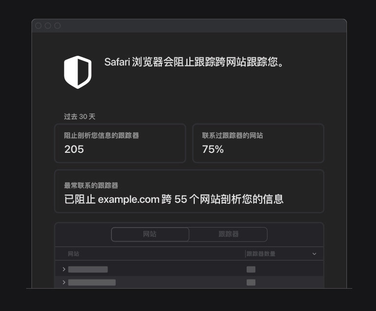 那大镇苹果手机维修分享如何在 Safari 浏览器中查看和打开隐私报告 